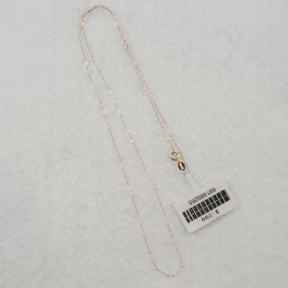 Solid 18k Rose Gold Chain - Picture 5 of 7